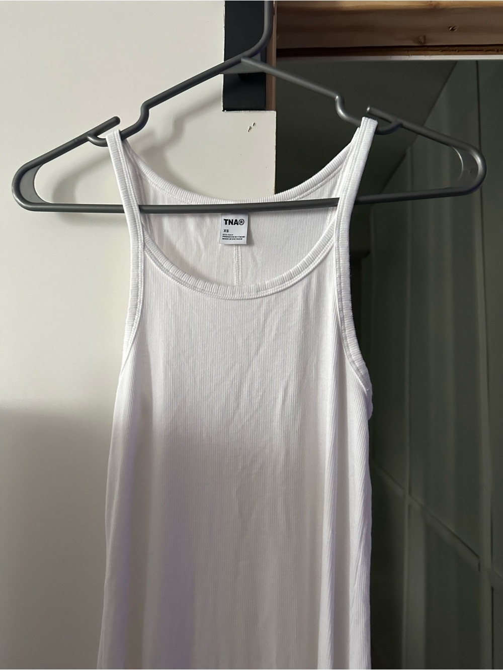 TNA White Tank Midi Dress - Picture 2 of 4